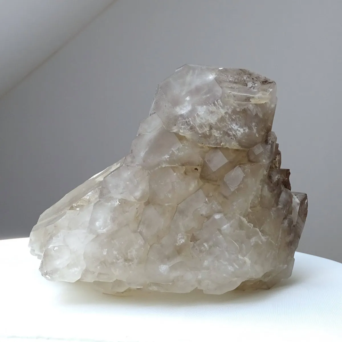 Smoky quartz natural master crystal elestial 3748g, Brazil