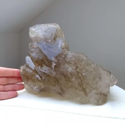 Záhněda přírodní mistrovský krystal elestial 3748g, Brazílie