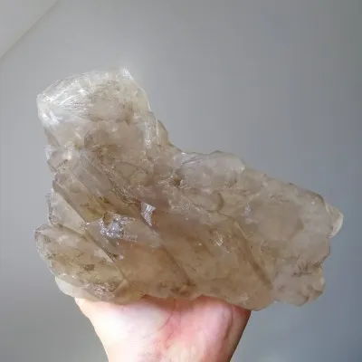 Smoky quartz natural master crystal elestial 3748g, Brazil