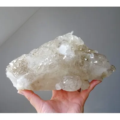 Smoky quartz natural master crystal elestial 2092g, Brazil
