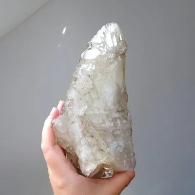 Záhněda přírodní mistrovský krystal elestial 2092g, Brazílie