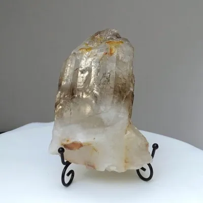 Smoky quartz natural master crystal elestial 1230g, Brazil