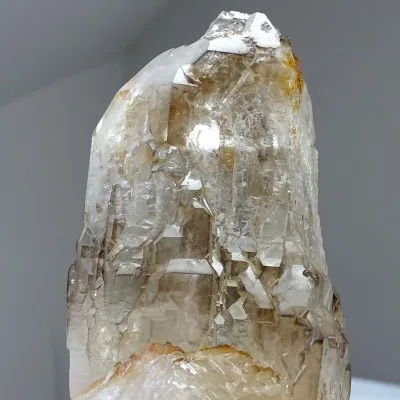 Záhněda přírodní mistrovský krystal elestial 1230g, Brazílie