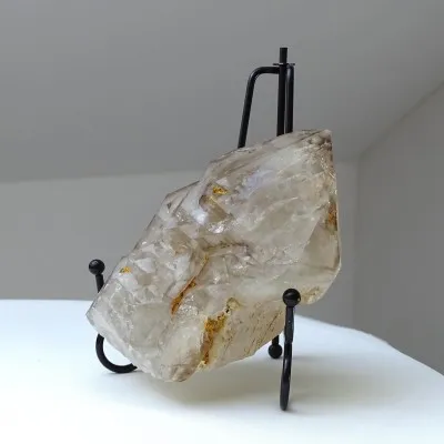 Smoky quartz natural master crystal elestial 696g, Brazil