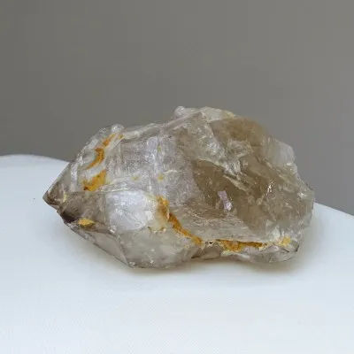 Smoky quartz natural master crystal elestial 696g, Brazil