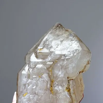 Smoky quartz natural master crystal elestial 696g, Brazil
