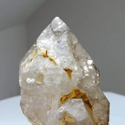Smoky quartz natural master crystal elestial 696g, Brazil