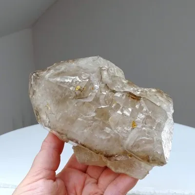 Záhněda přírodní mistrovský krystal elestial 696g, Brazílie