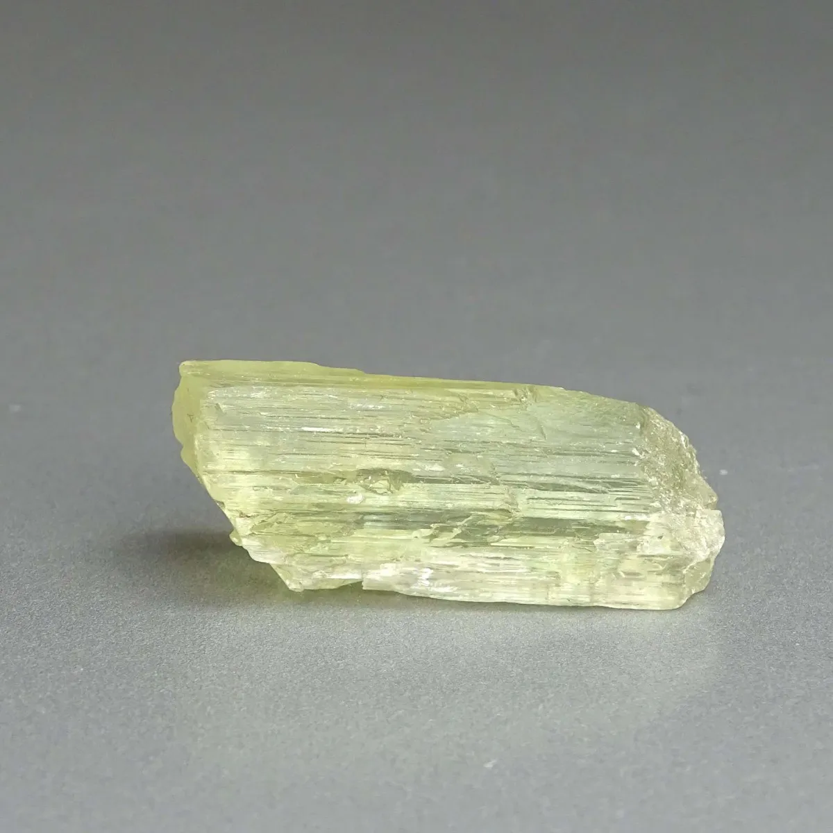 Hiddenite natural crystal 12.1g, Afghanistan