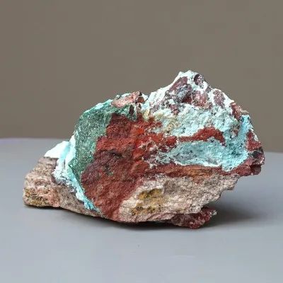 Chrysocolla with finely crystallized quartz 238g, Congo