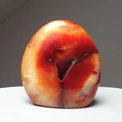 Polished carnelian 1214g, Madagascar