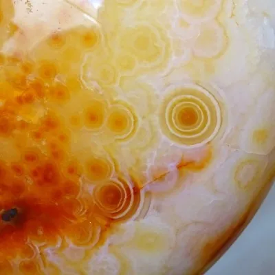 Polished carnelian - heart 401g, Madagascar