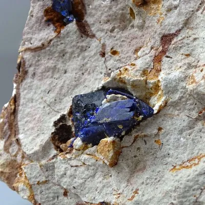 Azurite crystal in rock 282g, Morocco
