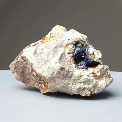 Azurite crystal in rock 339g, Morocco