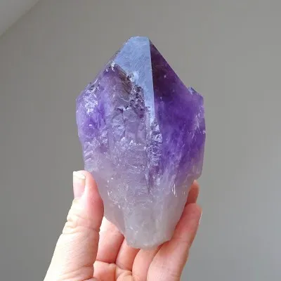 Amethyst natural crystal elestial 473g, Brazil