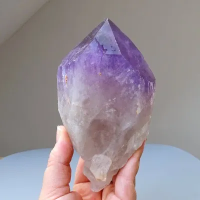 Natürlicher Amethystkristall elestial 624g, Brasilien