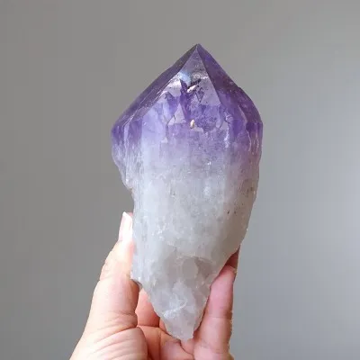 Amethyst natural crystal elestial 624g, Brazil