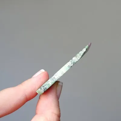 Ruby in zoisite polished plate 23g, Tanzania