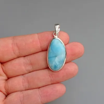 Larimar-Anhänger Top-Qualität 7,7g, Dominikanische Republik