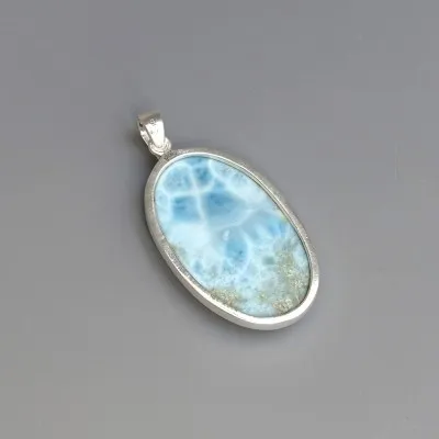 Larimar přívěšek top kvalita 17,6g, Dominikánská republika