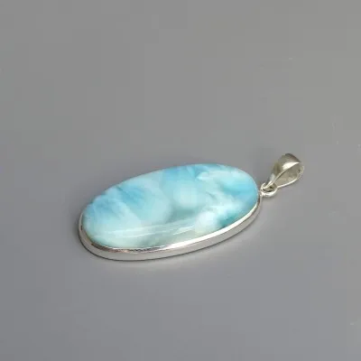 Larimar pendant top quality 17.5g, Dominican Republic