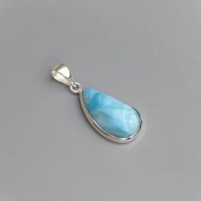 Larimar-Anhänger Top-Qualität 6g, Dominikanische Republik