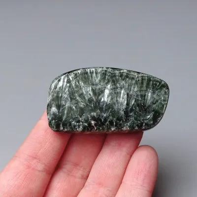 Serafinite polished plate 34.2g, Russia | Collector's mineral