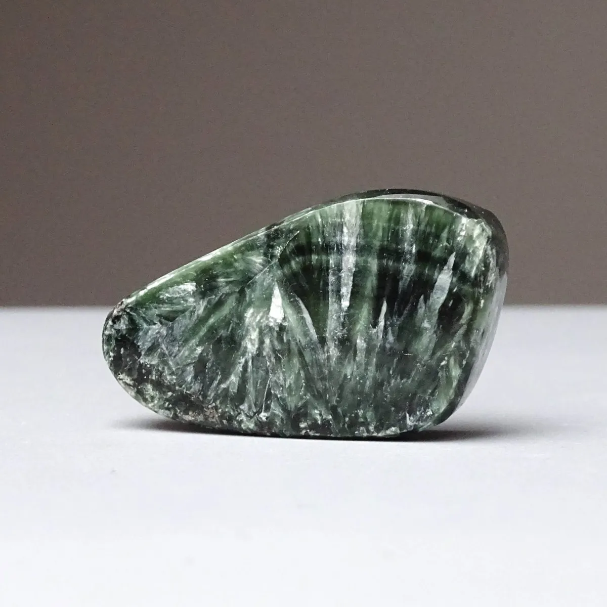 Serafinite polished plate 25.2g, Russia | Collector's mineral
