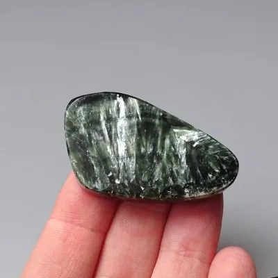 Serafinite polished plate 25.2g, Russia | Collector's mineral