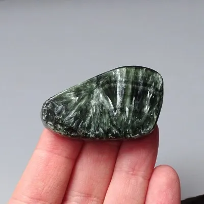 Serafinite polished plate 25.2g, Russia | Collector's mineral