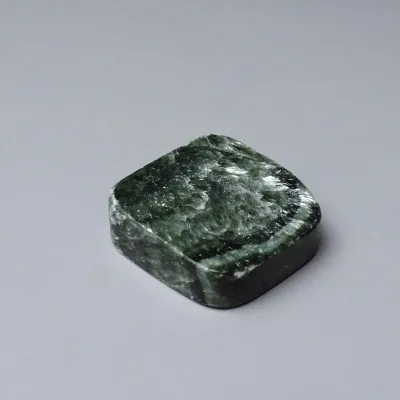 Seraphinit polierte Platte 27,3g, Russland | Sammlermineral