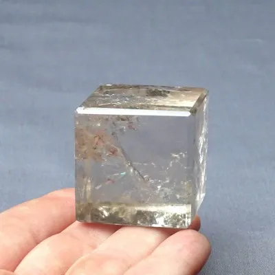Natural polished crystal Platonic geometry 558g, Brazil