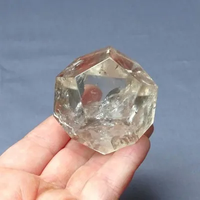 Natural polished crystal Platonic geometry 558g, Brazil