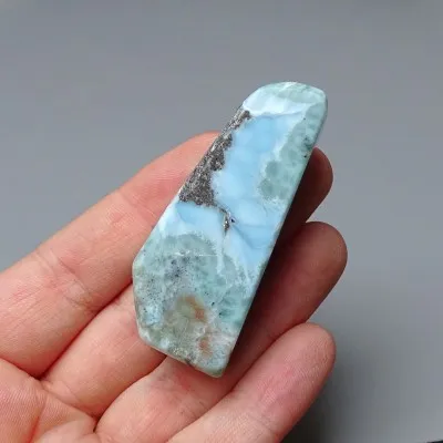 Polierter Larimar 37g, Dominikanische Republik | MINERALS-STONES®