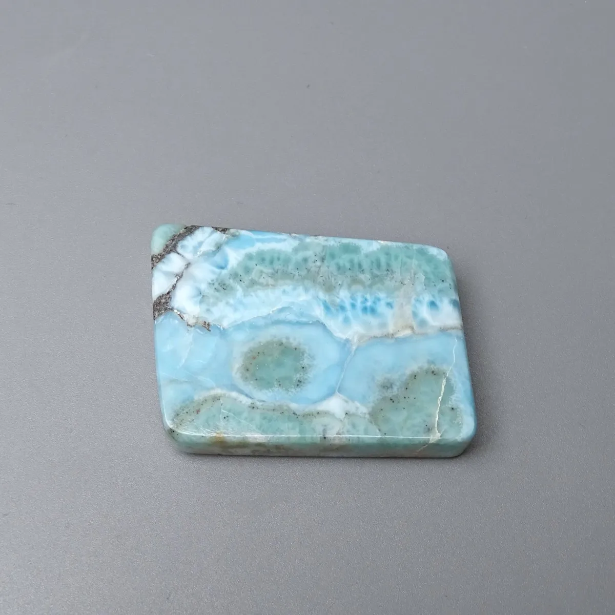 Polierter Larimar 57g, Dominikanische Republik | MINERALS-STONES®