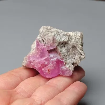 Cobaltocalcite with rock 72g, Congo