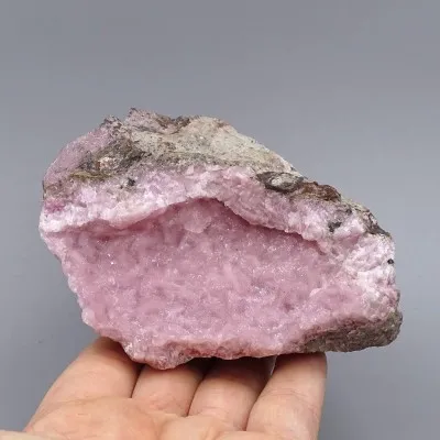Kobaltocalcit mit Gestein 464g, Kongo