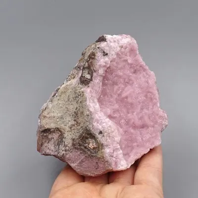 Kobaltocalcit mit Gestein 464g, Kongo