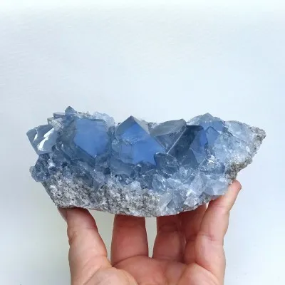 Celestýn drúza 757g, Madagaskar | Minerals-Stones®