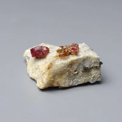 Ruby natural mineral in matrix 25.8g, Afghanistan