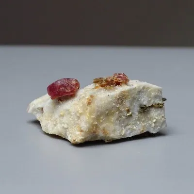 Ruby natural mineral in matrix 25.8g, Afghanistan