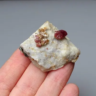 Ruby natural mineral in matrix 25.8g, Afghanistan