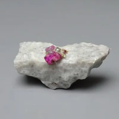 Ruby natural mineral in matrix 23g, Afghanistan