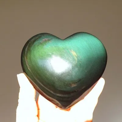 Obsidian rainbow polished 227g, Mexico