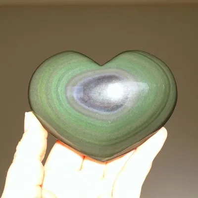 Obsidian rainbow polished 162g, Mexico
