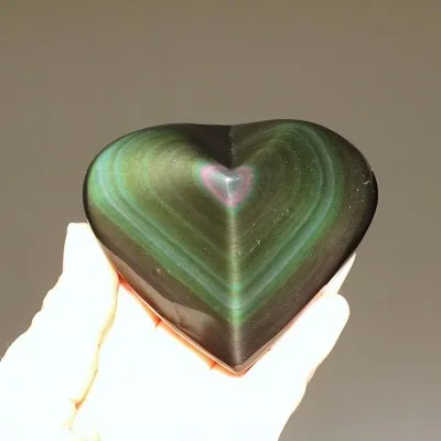 Obsidian rainbow polished 161g, Mexico