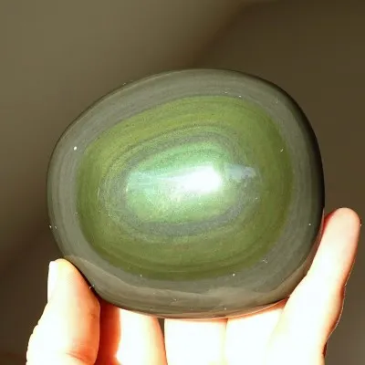Obsidian rainbow polished 174g, Mexico