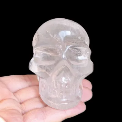 Quartz crystal skull 272g, Brazil | MINERALS-STONES®