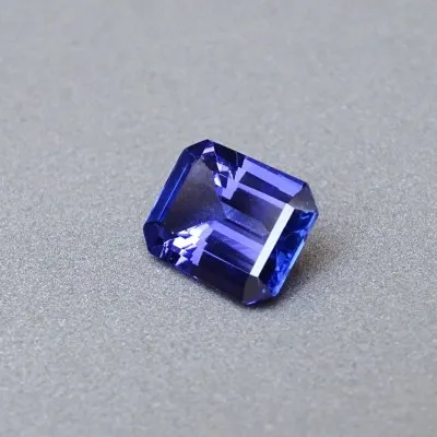 Tansanit Investition Edelsteinschliff 3,04ct, Zertifikat, Tansania