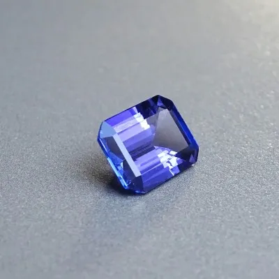 Tansanit Investition Edelsteinschliff 3,04ct, Zertifikat, Tansania